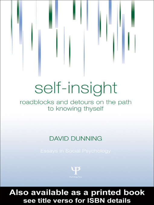 Title details for Self-Insight by David Dunning - Available